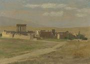 Jean Leon Gerome View of Baalbek oil